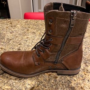 Brown j75 jump boots